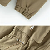 Trench coat feminino 2025 nova primavera outono roupas com capuz blusão jaqueta feminina outerwear topos fino coringa casual estudante casacos