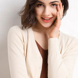 Cardigans femininos 2025 primavera outono malhas moda coreana cardigan estilo curto topos com decote em v malha outerwears suéteres sólidos