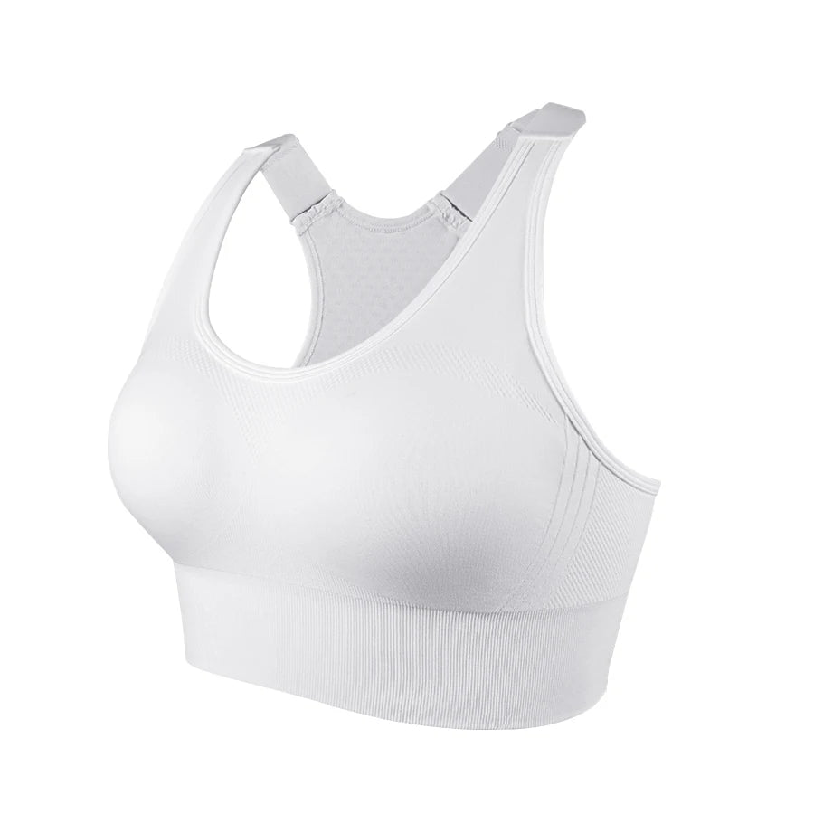 Sutiãs Esportivos Femininos com Recortes, Respiráveis, Sem Costura, Elásticos, com Costas Bonitas, Sutiã de Yoga com Copas Removíveis, Roupa Esportiva para Academia
