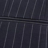 Bsay blazers para mulheres moda outono inverno solto listras finas manga longa ternos trespassado jaqueta chique feminino terno casaco