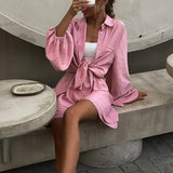 Conjuntos curtos soltos casuais para mulheres 2 peças conjuntos de roupas femininas spa férias baggy moda shorts ternos mulher verão