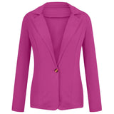 Blazer feminino 2024 formal blazer feminino conjunto de trabalho de escritório bolso jaqueta casaco solto roupas femininas