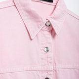 Jaquetas jeans femininas verão 2024 elegantes e bonitos casacos femininos senhoras moda casacos urbanos y2k sólido senhora jaquetas