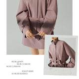 Trench coat de grandes dimensões feminino outono solto ajuste jaqueta cintura-empregando manga raglan outerwear casual casaco elegante roupa diária