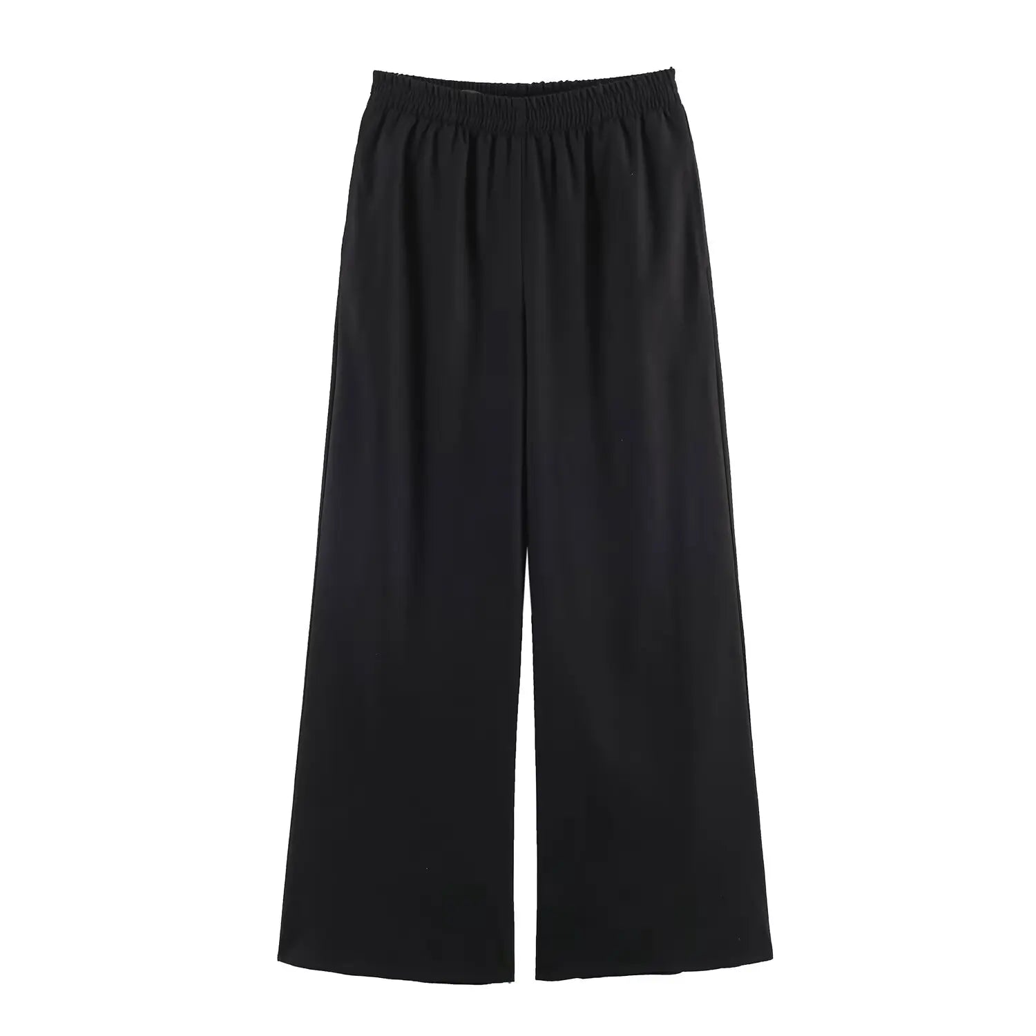 Conjuntos de blazer e calça comprida femininos ou blazer chique com cadarço para primavera ou calça casual de perna larga para mulheres.