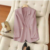 Casual manga longa blazer calça define ternos para mulher 2025 moda 2 peças conjunto para mulheres casacos jaquetas