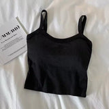 Top colheita feminino sexy sem mangas topos moda feminina roupa interior da senhora camisola menina básica camiseta colete lingerie sutiãs tubo topos quente