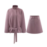 Trench coat de grandes dimensões feminino outono solto ajuste jaqueta cintura-empregando manga raglan outerwear casual casaco elegante roupa diária