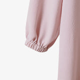 Vestido muçulmano casual para mulheres, camisa de manga comprida e roupas de bebê, vestidos abotoados, árabe saudita, Dubai, outono, conjunto de 2 peças, 2023