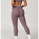 Conjunto de yoga 2 peças roupas de treino feminino agasalho roupas de ginástica cintura alta bell-bottoms sexy fitness bta terno esportivo
